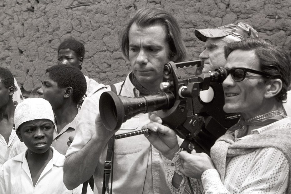 Sozialromantisch unterwegs: Pasolini (rechts) 1968 in Afrika, auf der Suche nach archaischem Leben