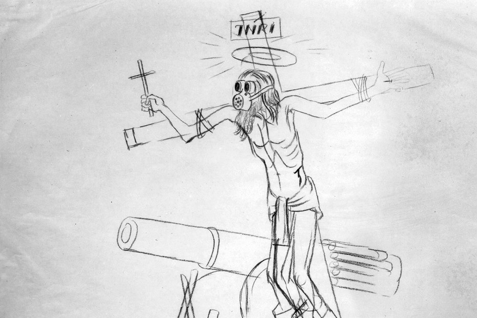 George Grosz: Christus mit Gasmaske. Satire, Kunst oder Blasphemie? Oder alles davon?
