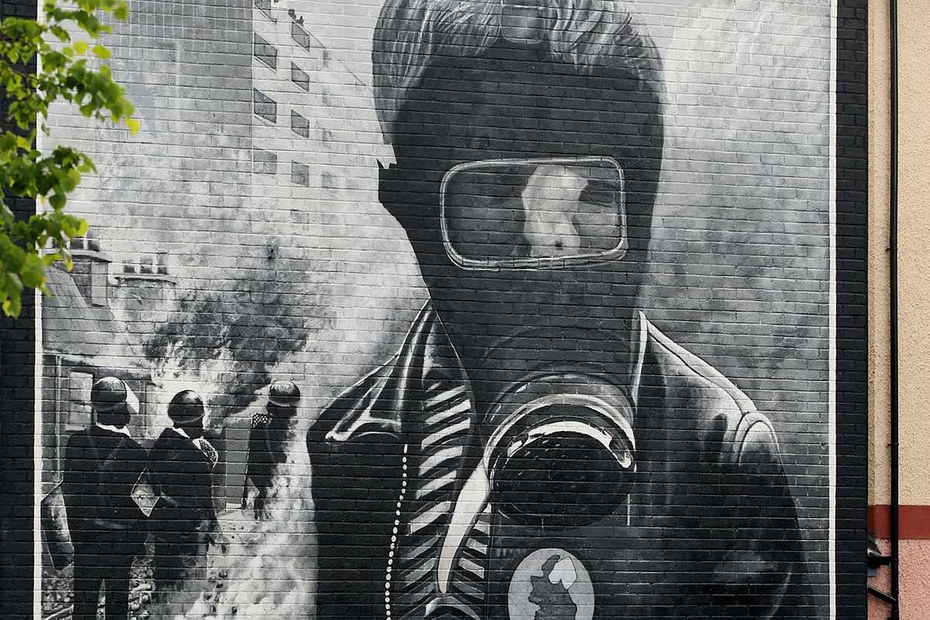 Das Wandbild in Derry erinnert an den „Bloody Sunday“ vom 30. Januar 1972, als britische Soldaten 13 Nordiren töteten