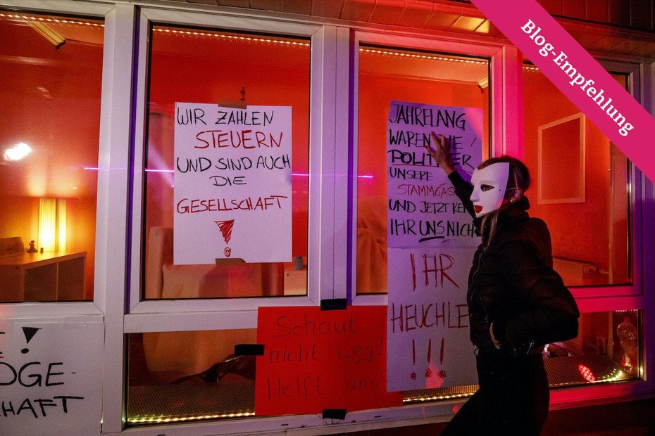 Sommer 2020: Hamburger Sex-Arbeiter:innen demonstrieren gegen Lockdown Maßnahmen