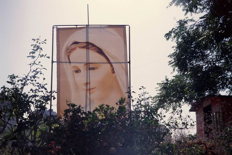 Bildnis der Heiligen Maria in Beirut, Libanon