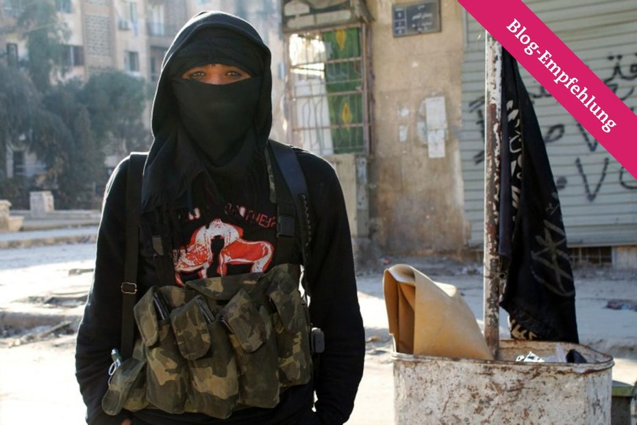 Ein Mitglied der Al-Nusra Front in Aleppo