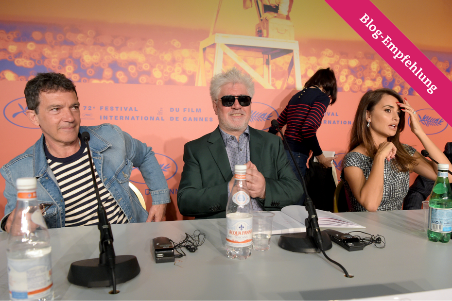Antonio Banderas, Pedro Almodovar und Penelope Cruz auf der Pressekonferenz zu "Leid und Herrlichkeit"  bei den 72. Internationalen Festspielen von Cannes 2019