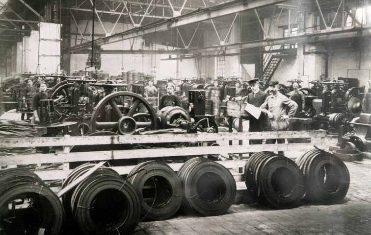 Die Baumwollfabrik von Engels senior, der Junior hielt’s mehr mit den Arbeitern