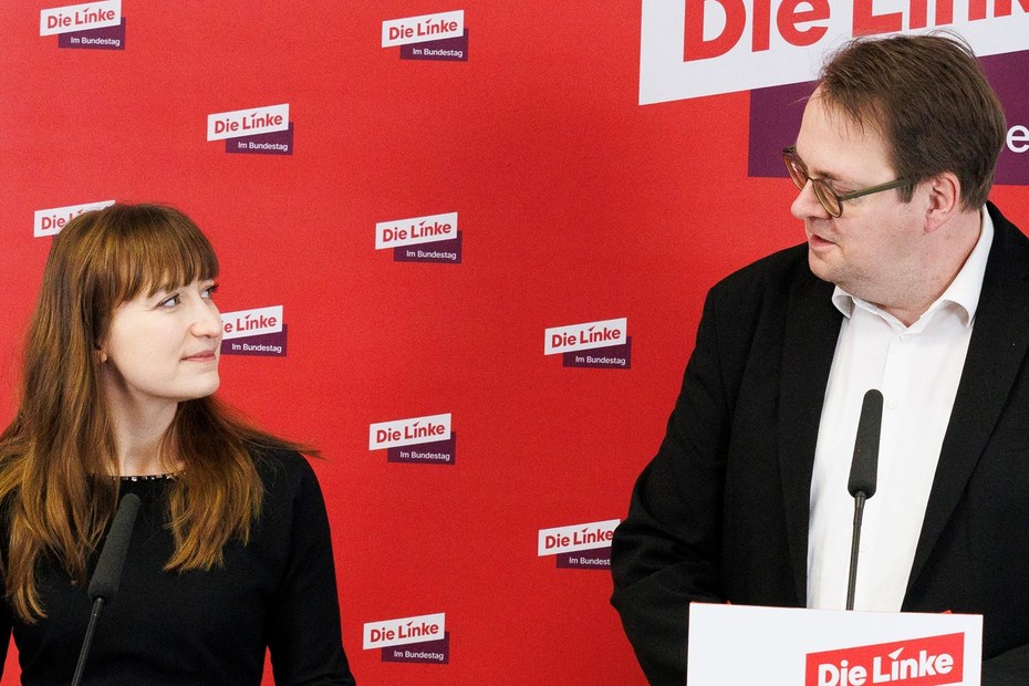 Die Verlierer der Wahl um den Parteivorsitz sind die Gewinnerinnen der Wahl der Spitze der neuen Linken-Gruppe im Bundestag:  Heidi Reichinnek und Sören Pellmann