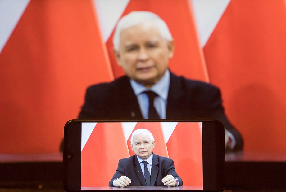 Über seine Präsenz in den Medien will Jaroslaw Kaczyński die größtmögliche Kontrolle behalten