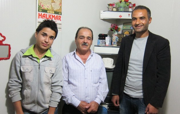 Mustafa, Ahmed Bestani und Rami Salim (von links)