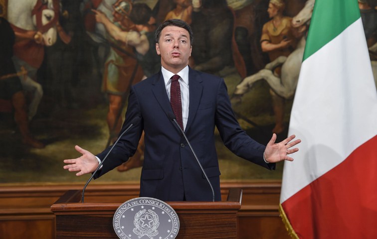 In den Augen der EU garantiert Renzi Italiens Stabilität