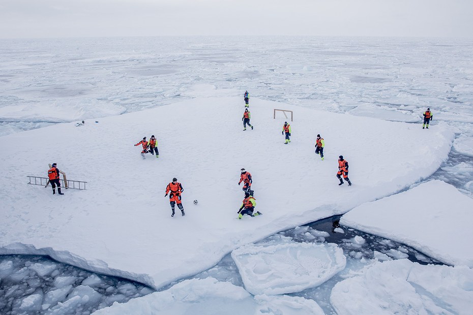Der Kick zwischendurch ist für Polarforscher der einfachste Weg zu eindeutigen Resultaten