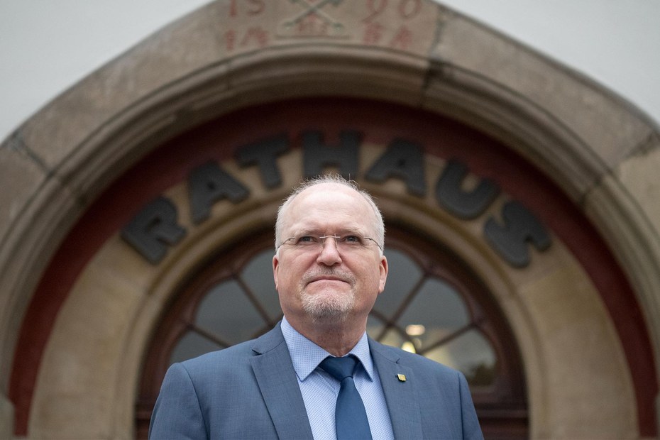 Der Freie Wähler Wolfgang Faißt ist Bürgermeister von Renningen