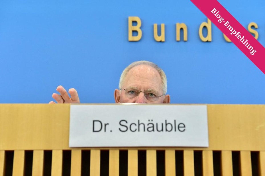 „Brückenbauer“ Schäuble? Also, bitte