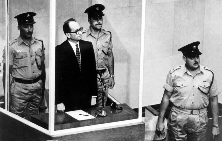 1961 in Jerusalem zum Tode verurteilt: Adolf Eichmann, Organisator des Holocaust