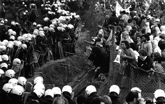Demonstration gegen die Startbahn-West, Frankfurt am Main, 1981
