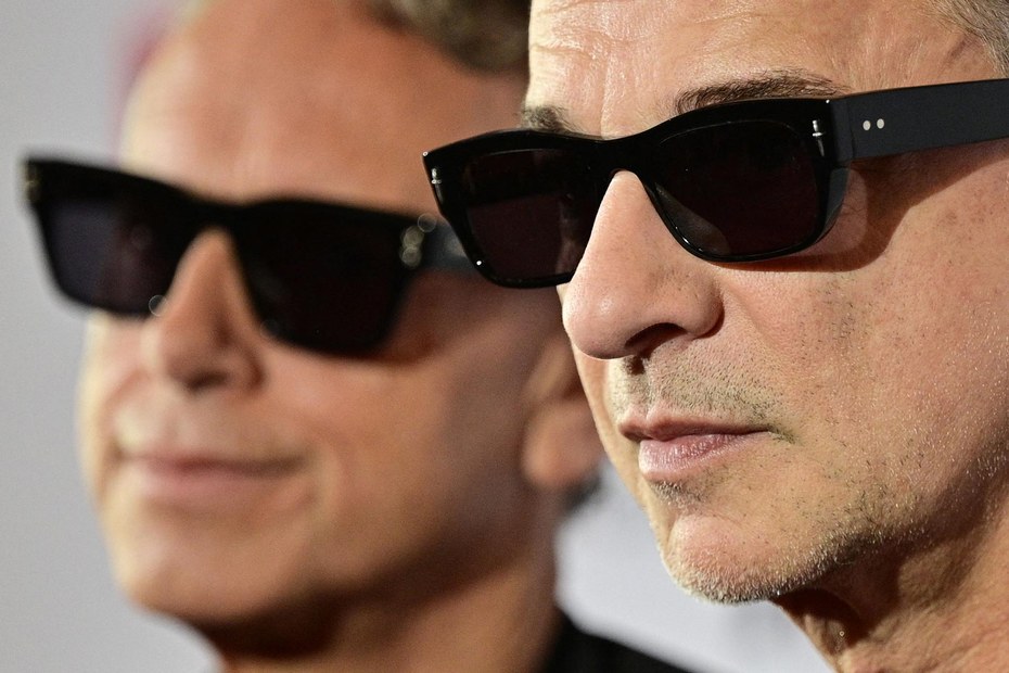 Die intensive und kreative Spannung zwischen Martin Gore (hinten) und Dave Gahan macht die neuen Songs von Depeche Mode so reizvoll