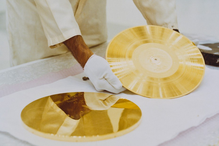 Nach der Schallplatte der NASA „The Sounds of Earth“ können Vinylfans lange suchen