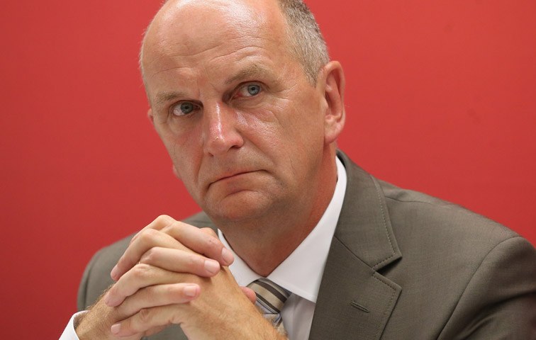 Ministerpräsident Dietmar Woidke (SPD) kann entspannt auf die Wahl am Sonntag blicken
