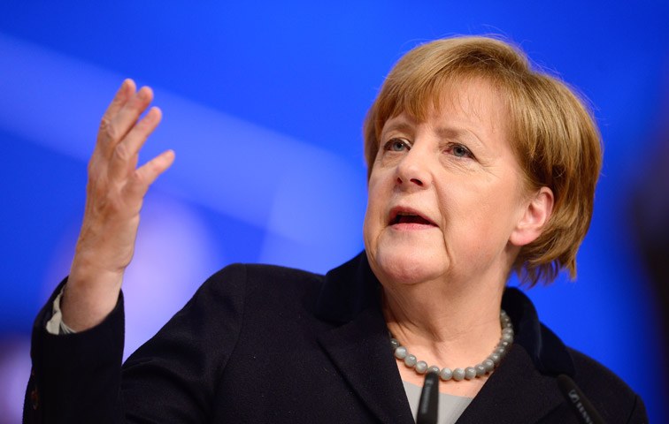 Auf dem Parteitag verteidigte die CDU-Chefin ihren Kurs in der Flüchtlingspolitik