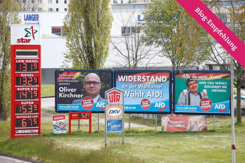 Die AfD macht Wahlkampf in Sachsen-Anhalt. Begleitet wird der Wahlkampf von einer Serie rechter Gewalttaten