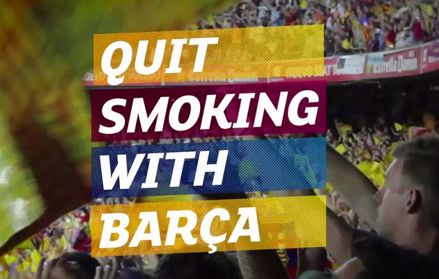Mit Barça-Nippes gegen die Sucht