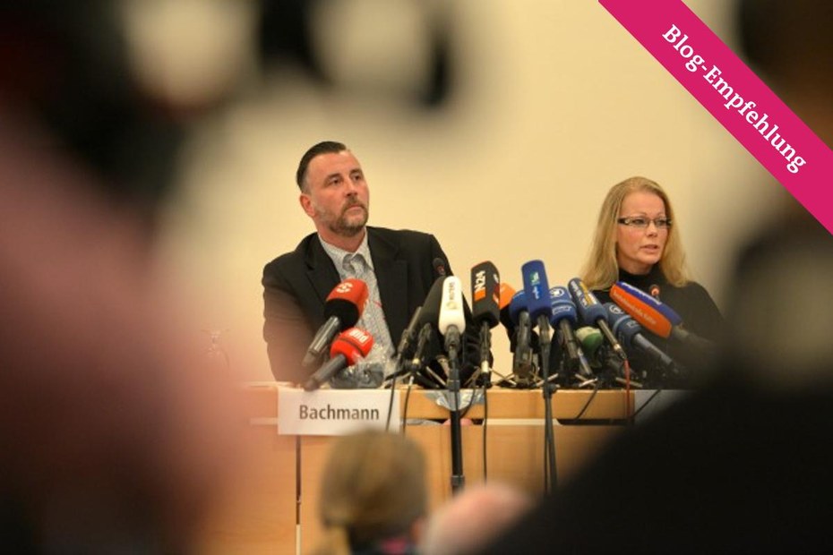 Diskussionswürdig? Die Medienaufmerksamkeit haben zu zumindest: PEGIDA-Sprecher Lutz Bachmann und Kathrin Oertel
