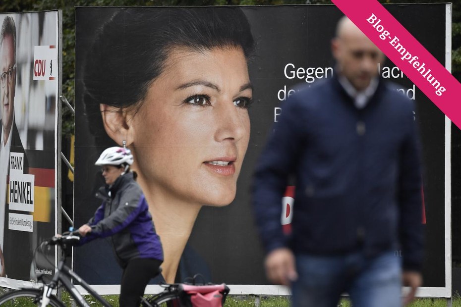 Wahlplakat "Die Linke" in Berlin. Erst 2021 relevant?
