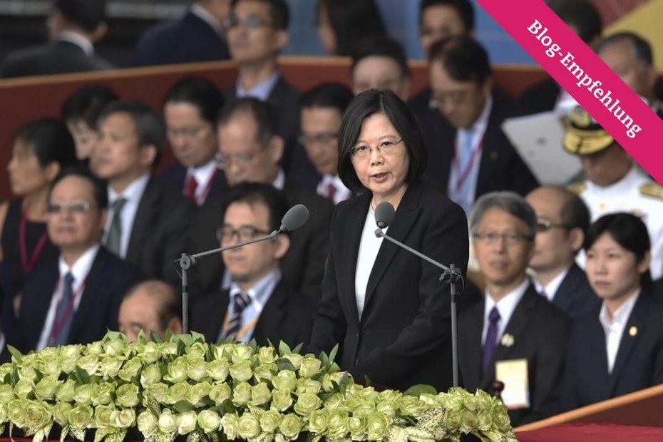 Tsai Ing-wen am 10. Oktober 2016
