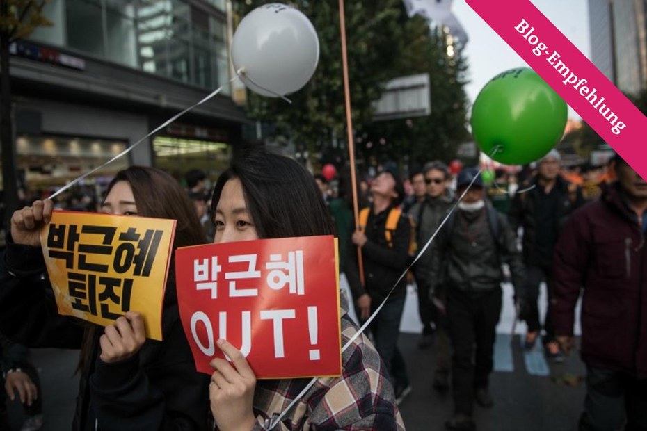 In Südkorea fanden die größten Massendemonstrationen seit den 1980ern statt