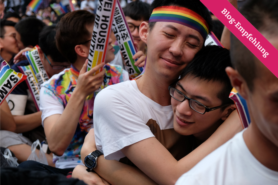 Vor allem jüngere Menschen in Taiwan sprachen sich für eine Gleichstellung aus