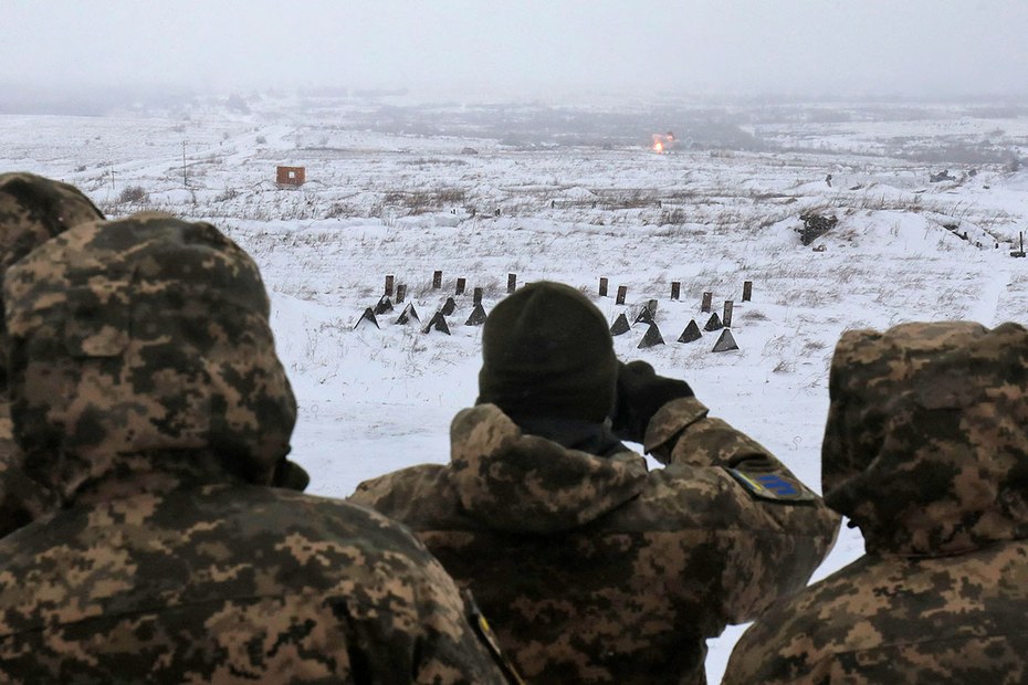 Ukrainisches Militär übt bei Lwiw mit schwedisch-britischen Kurzstrecken-Raketen, die als Rüstungshilfe ins Land kamen