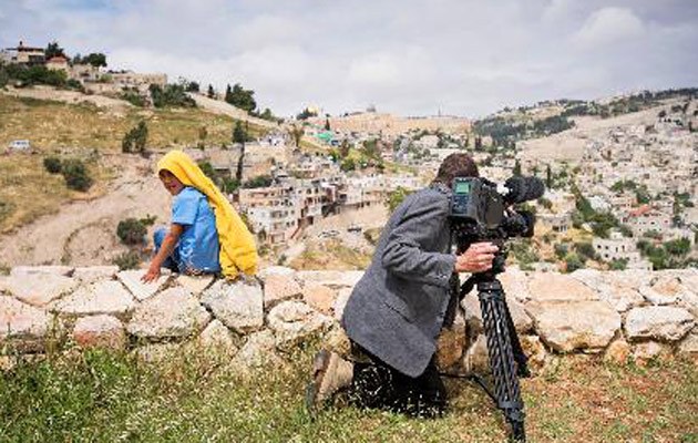 Dreharbeiten im Ostjerusalemer Stadtteil Silwan