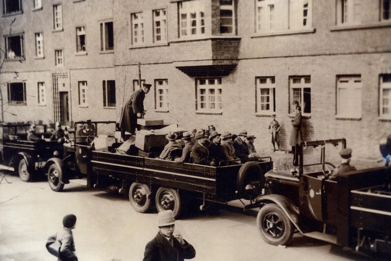 März 1933: Polizei- und SA-Razzia in der Berliner Künstlerkolonie am Südwestkorso