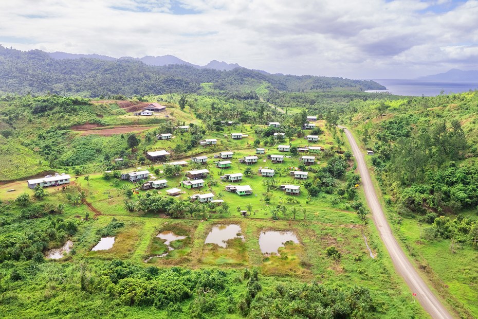 Das neugegründete Dorf Vunidogoloa