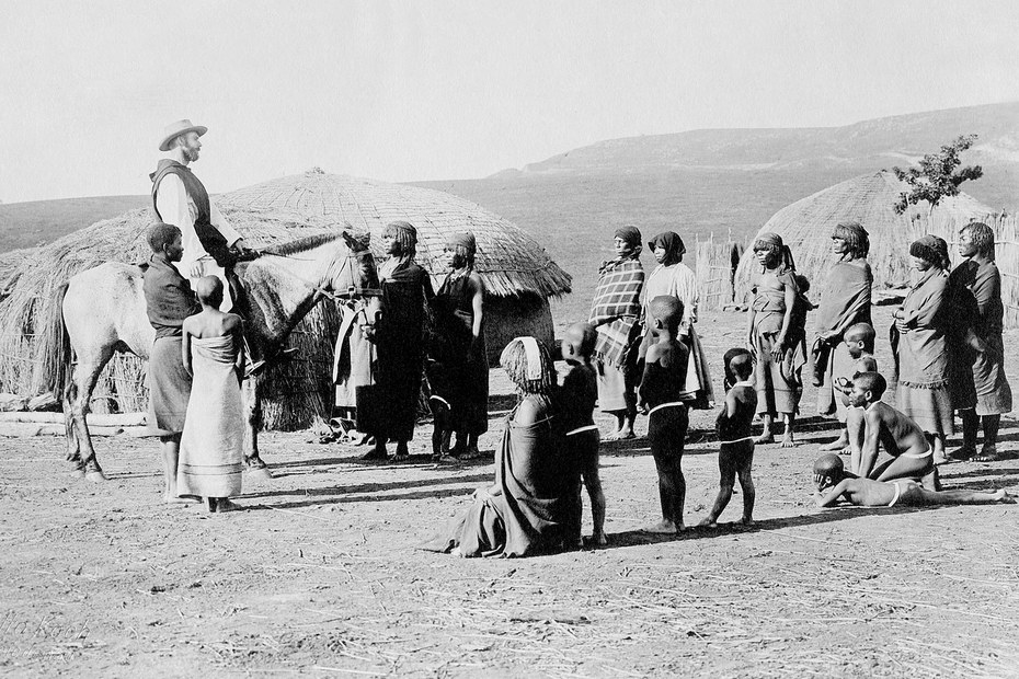 Als Kolonialisten waren die Deutschen nicht weniger grausam als andere. Bild: Deutsch-Südwestafrika, 1910er Jahre