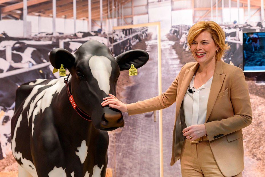 Bundesministerin für Landwirtschaft Julia Klöckner (CDU) auf der Grünen Woche in Berlin