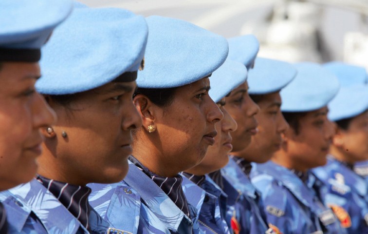 Mehr als 100 indische Polizistinnen stellten die erste rein weibliche UN-Friedenstruppe. Ihr Einsatzort: Liberia