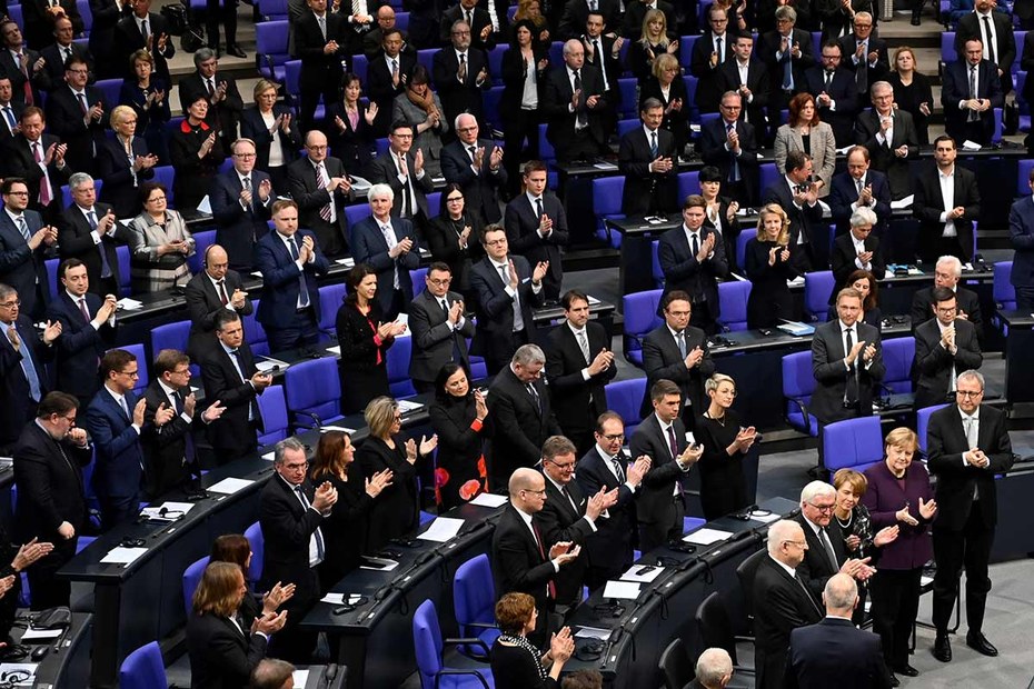 Noch eher testosteronlastig: der deutsche Bundestag