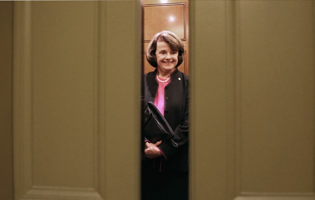 Dianne Feinstein im Capitol in Washington