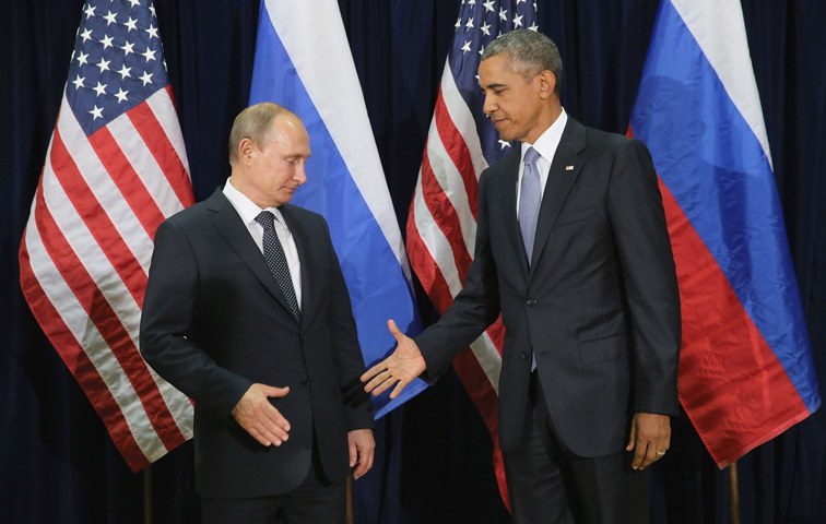 Bemüht um Diplomatie: Wladimir Putin und Barack Obama
