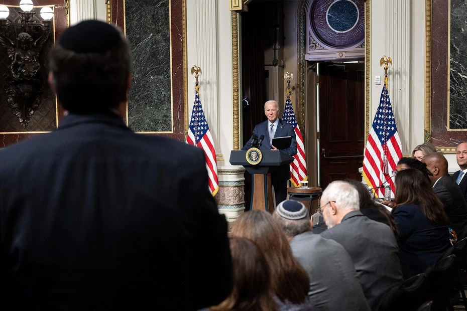 US-Präsident Joe Biden trifft am 11. Oktober Vertreter jüdischer Gemeinden im Weißen Haus.