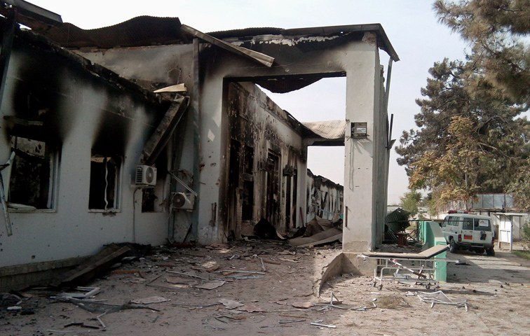 Symbol für die fatale Außenpolitik der USA: das zerstörte Krankenhaus in Kundus