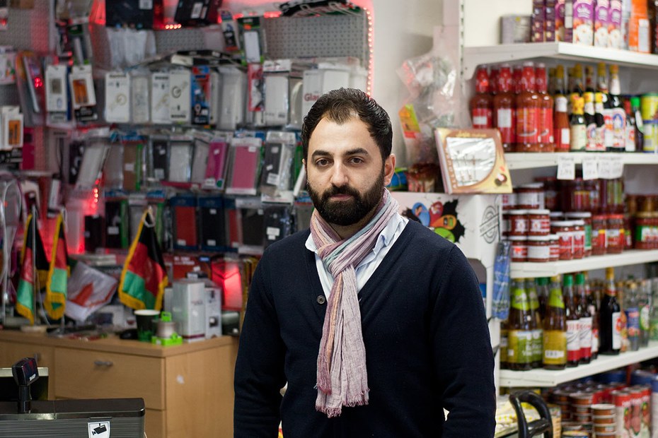 Von Pelmeni bis Udon-Nudeln: Das Geschäft von Ranjder Abdulrahman ist ein Tor zur Welt
