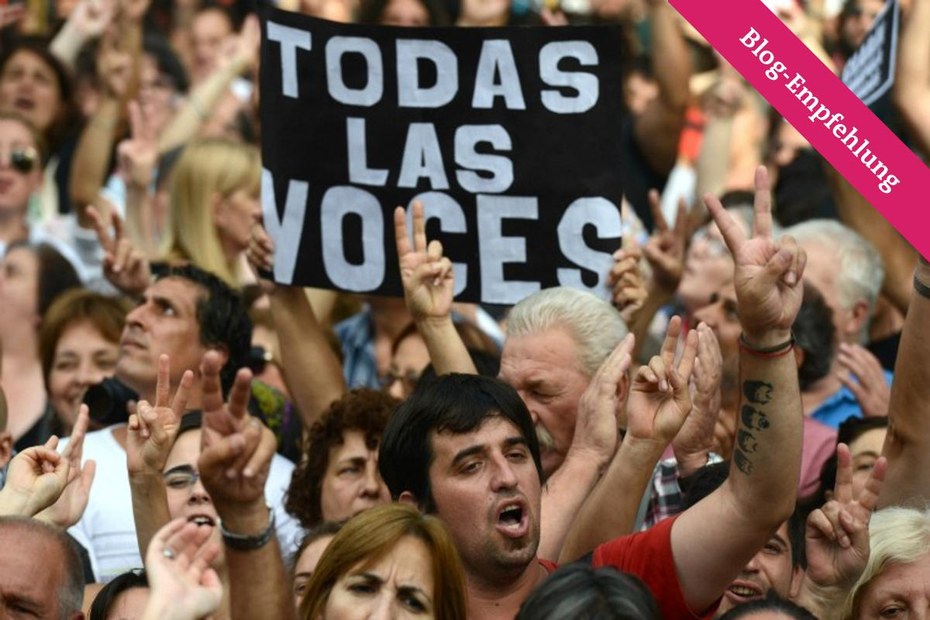 In Buenos Aires demonstriert man gegen Macris Politik