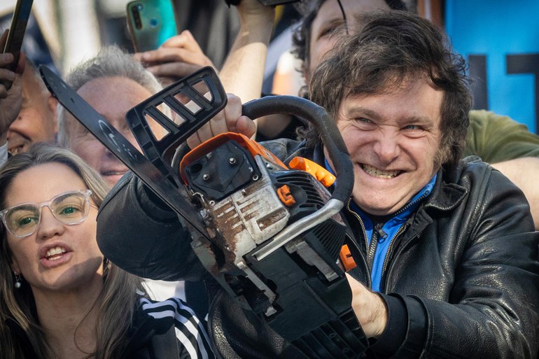 Javier Milei wird Präsident Argentiniens: Mit der Kettensäge gegen die Demokratie
