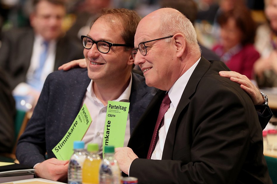 Rechts-Links-Schwäche: Volker Kauder und Alexander Dobrindt
