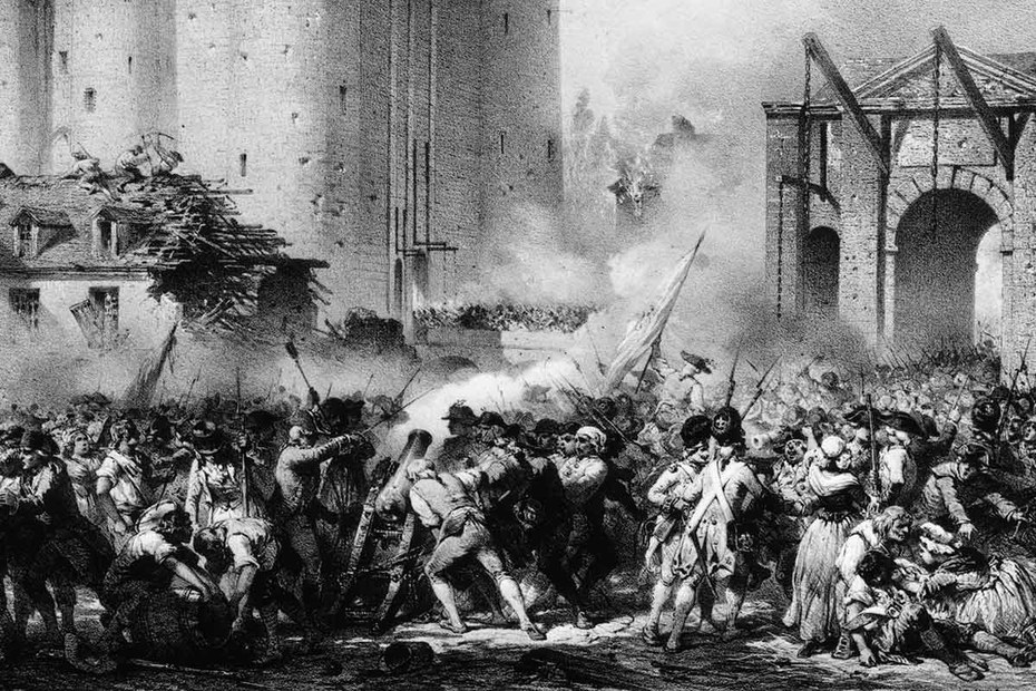 Der Sturm auf die Bastille am 14. Juli 1789