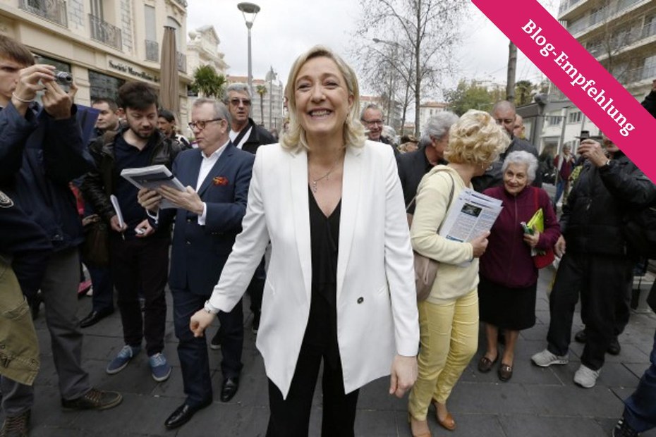Hat gut lachen: Marine Le Pen