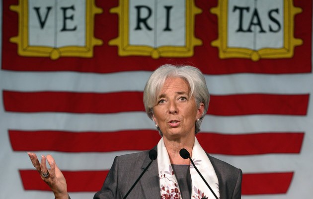 Madame Lagarde setzt auf eine Banken- und Fiskalunion und damit nicht auf ein freundschaftliches Verhältnis zur deutschen Kanzlerin 