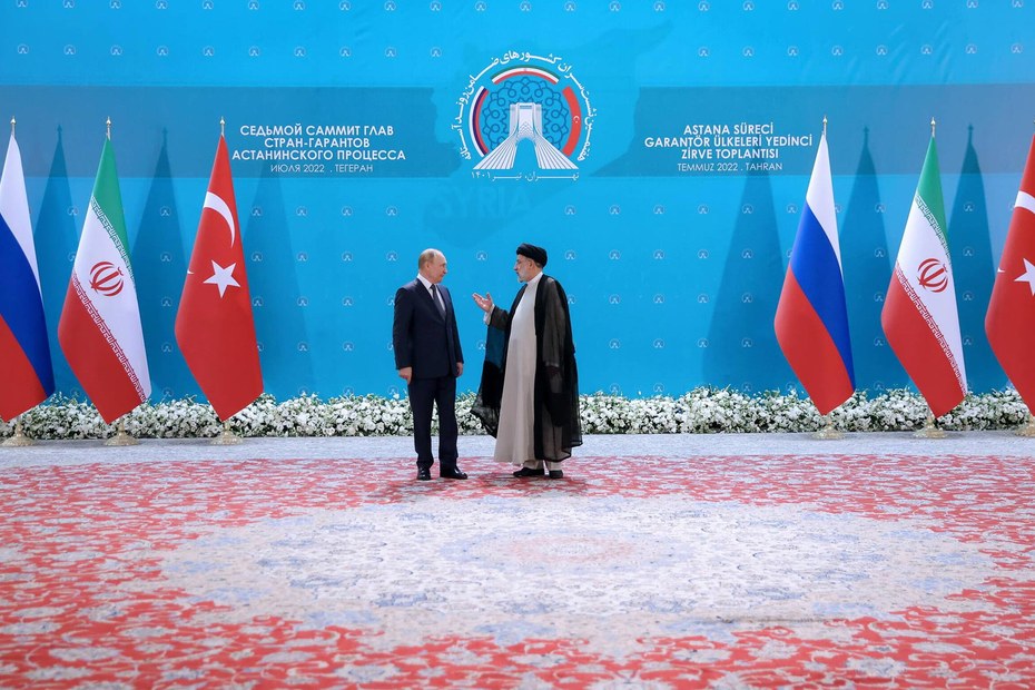 Nähern sich im Schatten des Ukraine-Krieges an: Iran, Russland und die Türkei