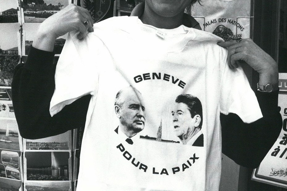 Beim Aufeinandertreffen von Reagan und Gorbatschow in Genf 1985 waren die Hoffnungen auf Frieden groß