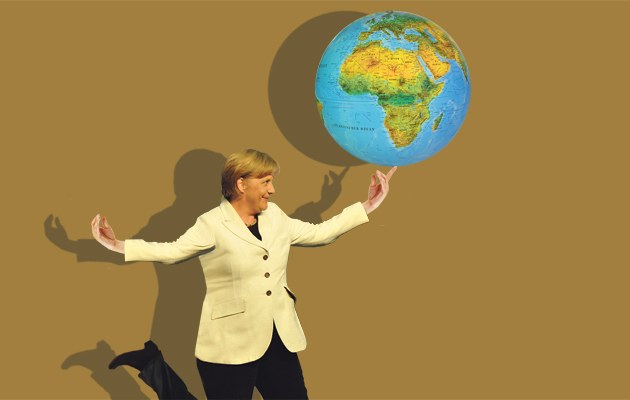 Kanzlerin Merkel folgt der Vorstellung, die militärische Seite deutscher Macht ist legitimer Teil deutscher Normalität